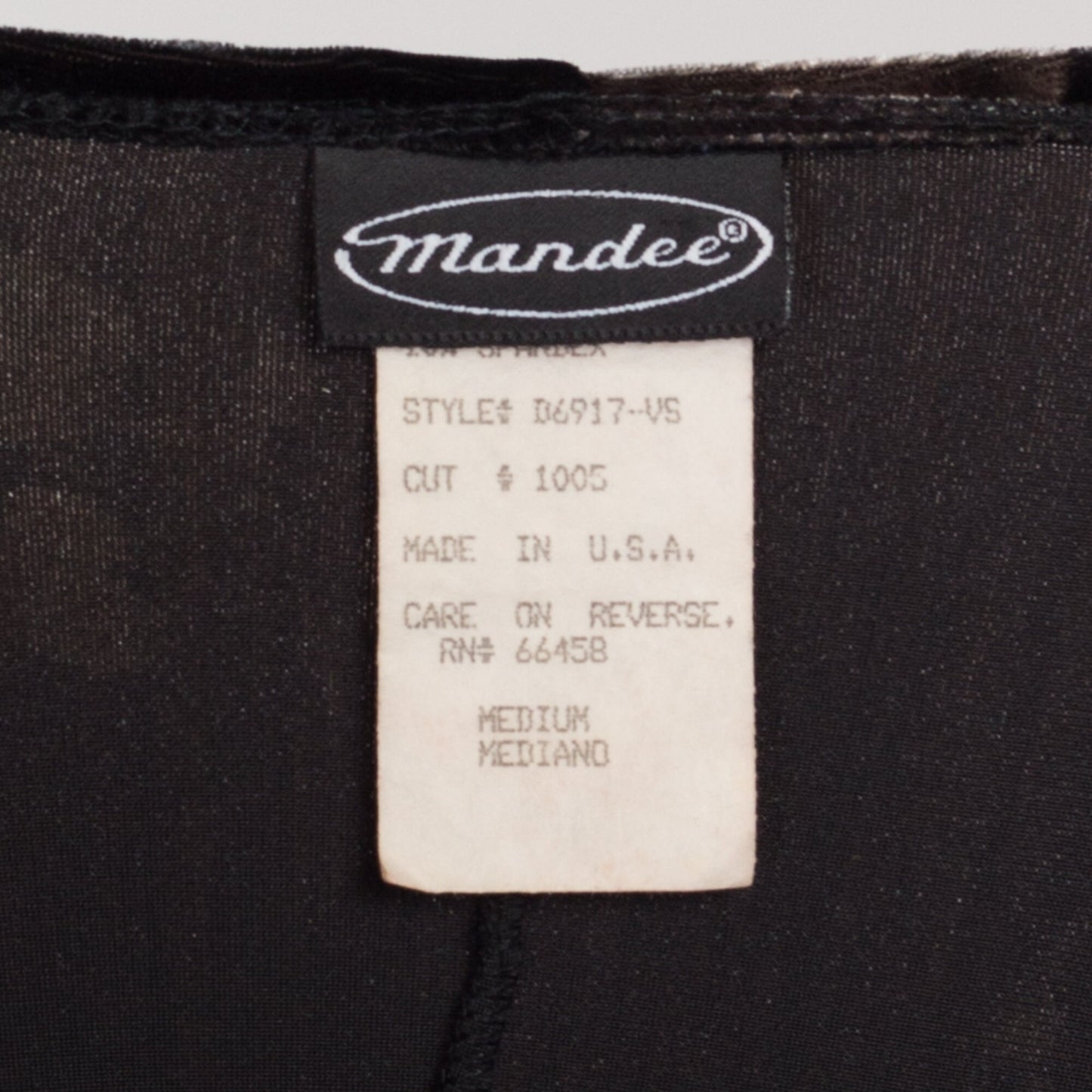 Medium 90s Black Floral Velvet 3/4 Sleeve Mini Dress | Vintage Grunge V Neck Stretchy Bodycon Dress