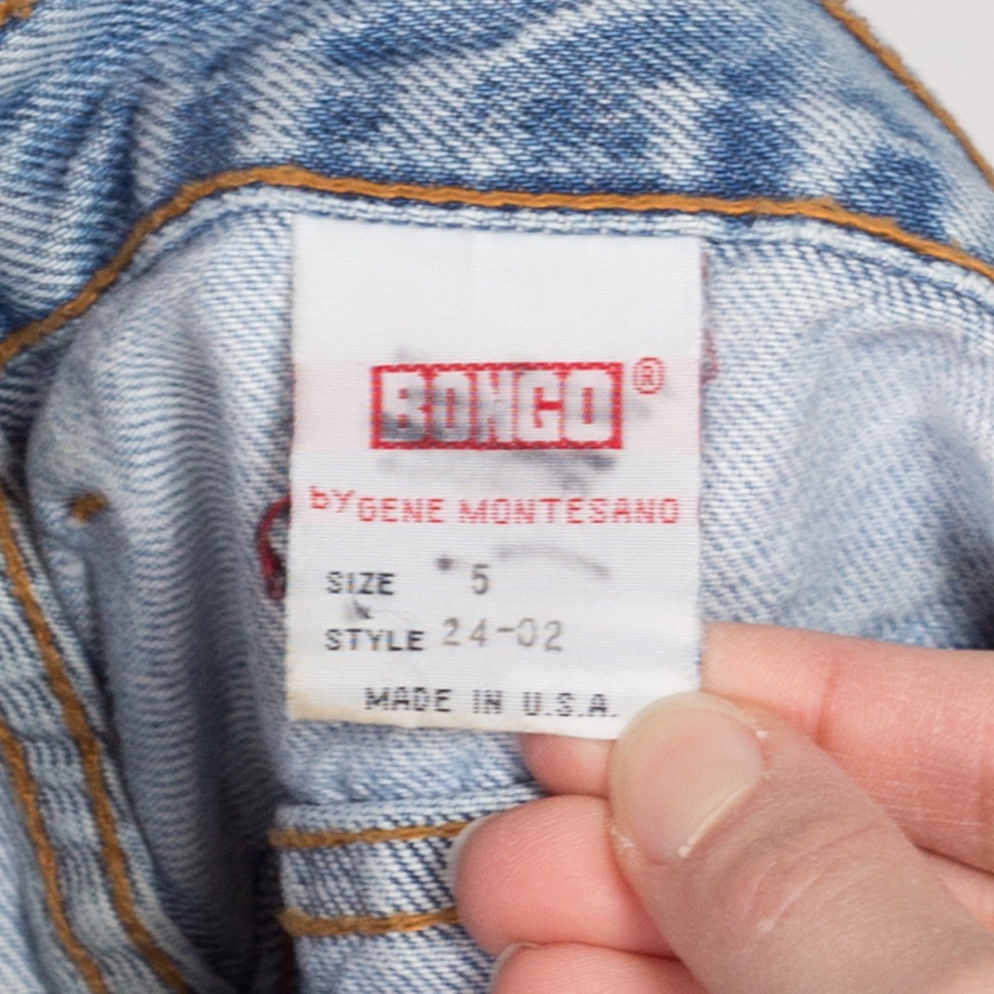 XS 90s Bongo Button Fly High Waisted Jean Shorts 25" | Vintage Light Wash Denim Shorts