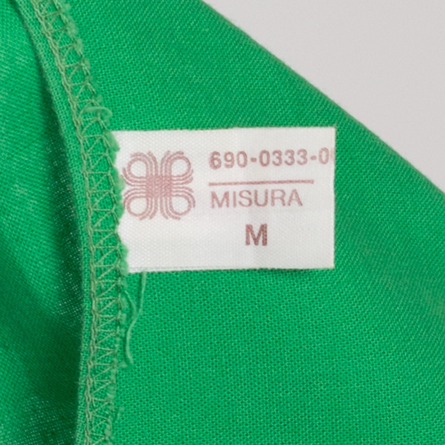 Medium 80s Green Cotton High-Low Tank Top | Vintage Scoop Neck Sleeveless Cropped Shirt