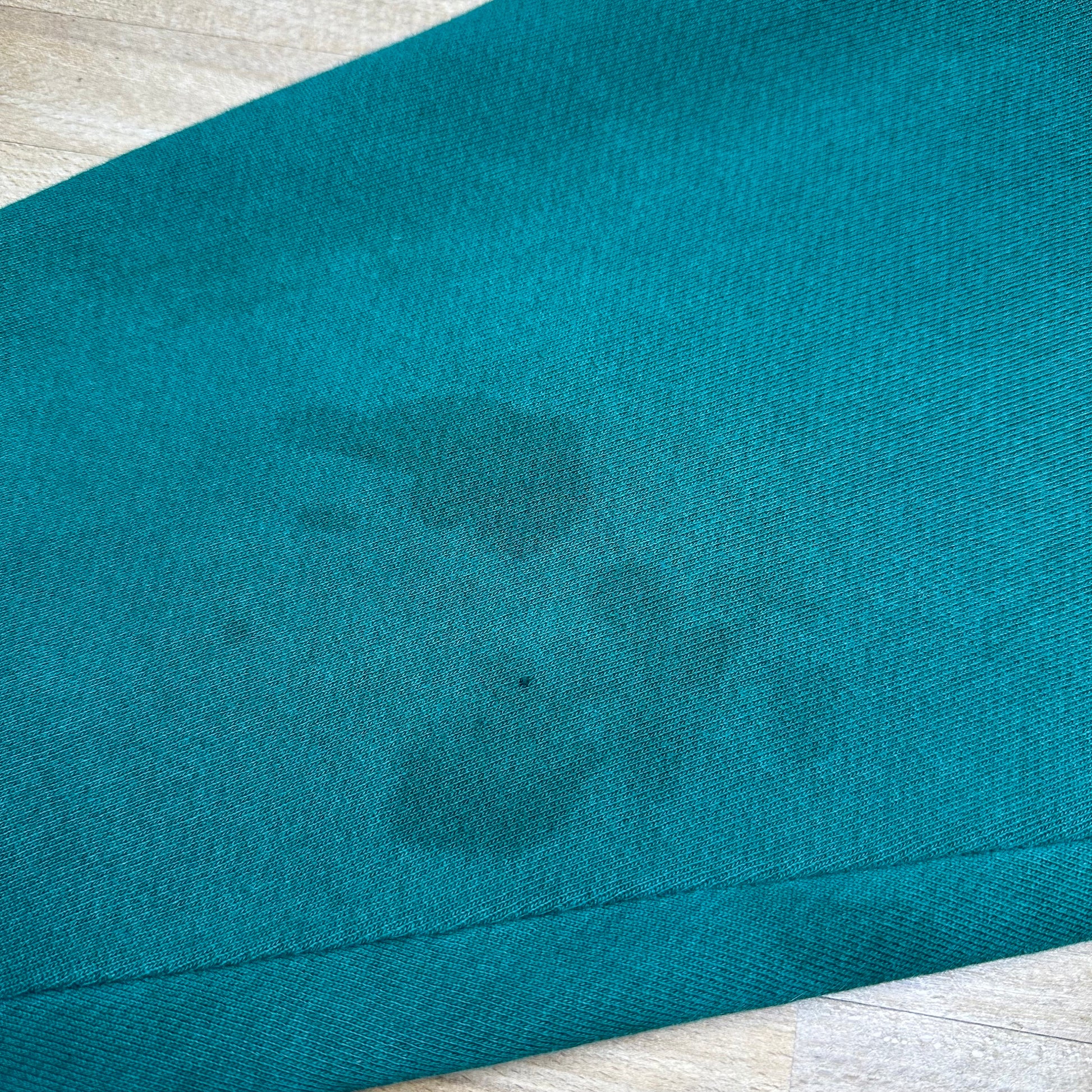 XL 90s Green Turtleneck V Stitch Sweatshirt | Vintage Russell Athletic Unisex Plain Pullover