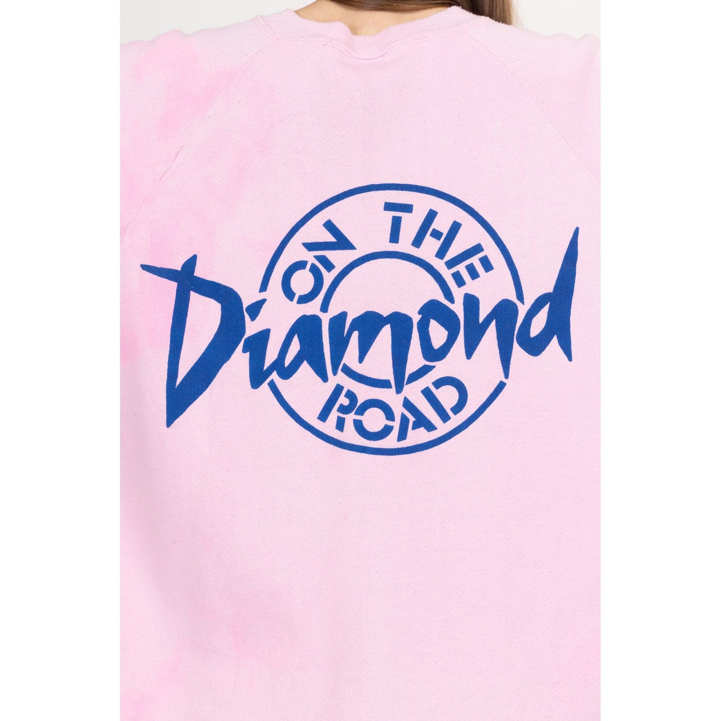 XL 90s Neil Diamond On The Road Pink Tour Sweatshirt | Vintage 1992 Raglan Sleeve Music Crewneck