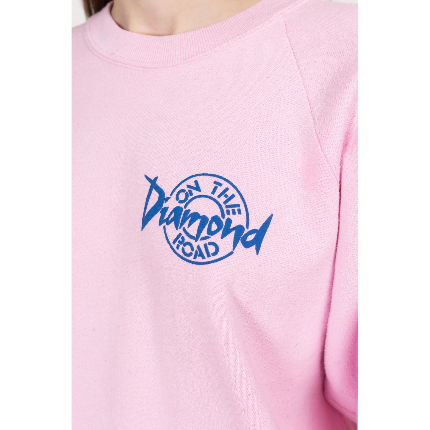 XL 90s Neil Diamond On The Road Pink Tour Sweatshirt | Vintage 1992 Raglan Sleeve Music Crewneck