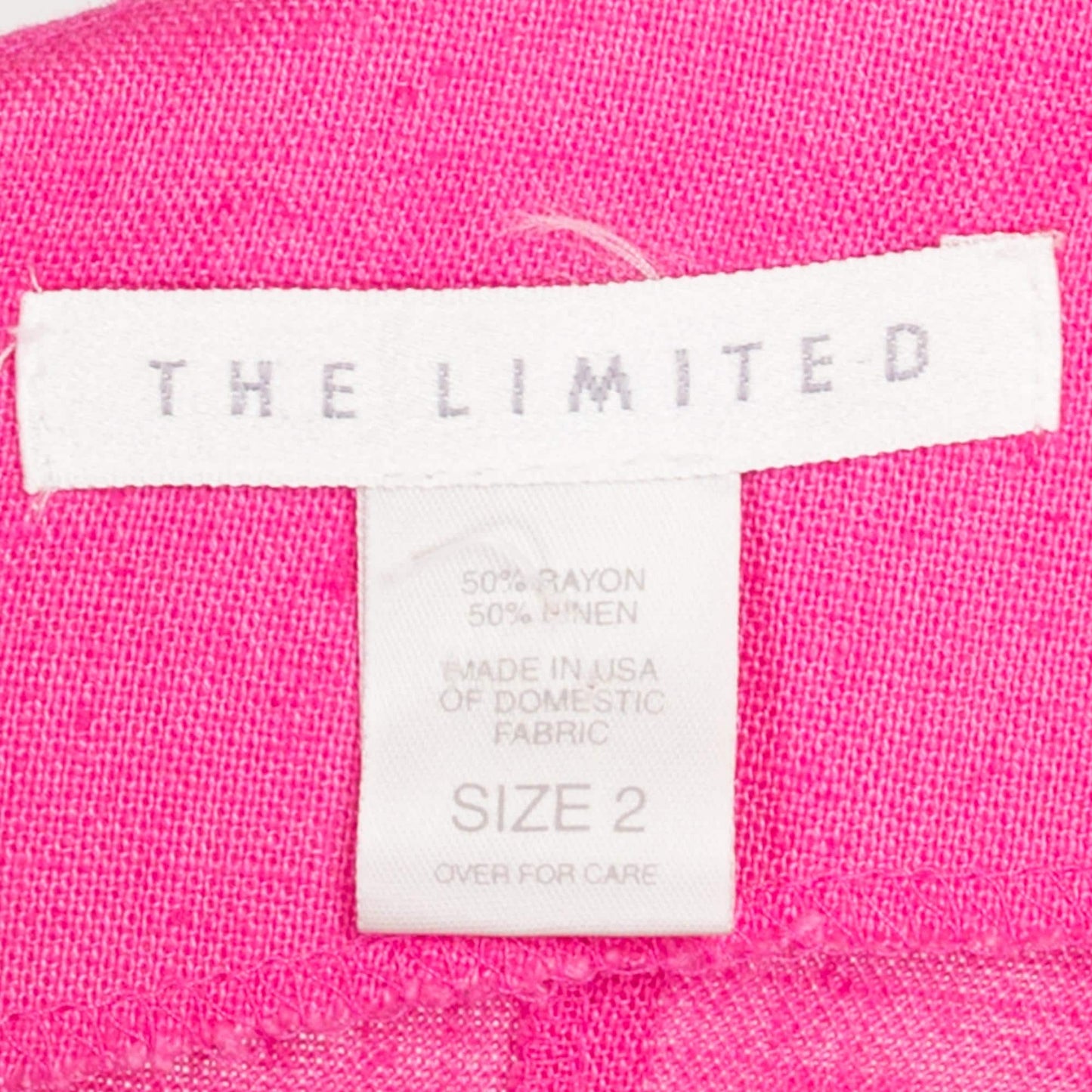 XS 90s Hot Pink Linen Blend Low Back Mini Dress | Vintage The Limited Sleeveless Cocktail Party Dress