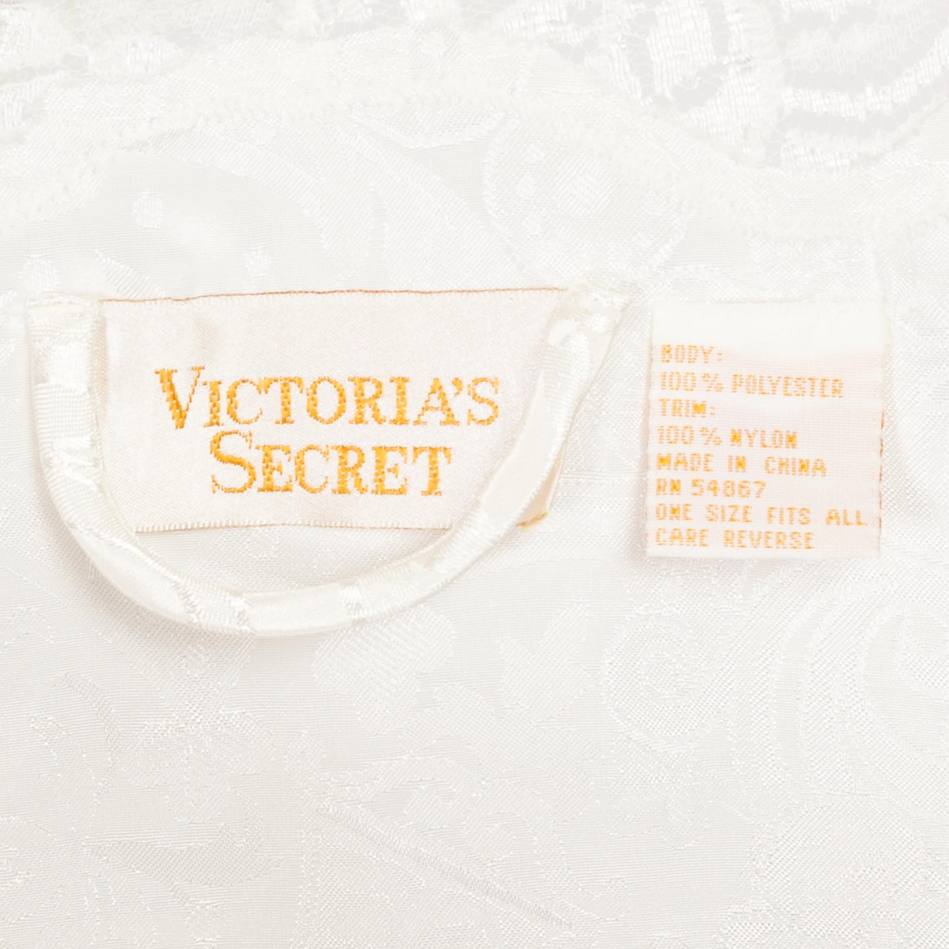 One Size 90s Victoria's Secret White Lace & Beaded Trim Robe | Vintage Boho Jacquard Dressing Gown Mini Loungewear Bridal Kimono