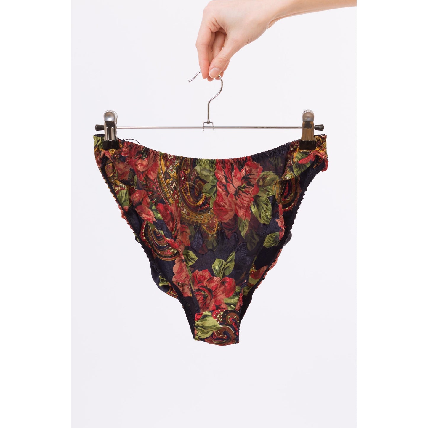 Medium 90s Victoria's Secret Floral Three Piece Lingerie Set | Vintage Mini Slip Dress Kimono Panty Loungewear