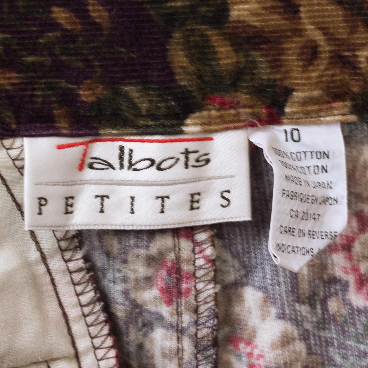 Vintage 90s Jewel Tone Floral Corduroy High Waisted Shorts - Medium, 29"-31" | Grunge Cuffed Pleated Long Shorts, Wide Leg Casual Shorts