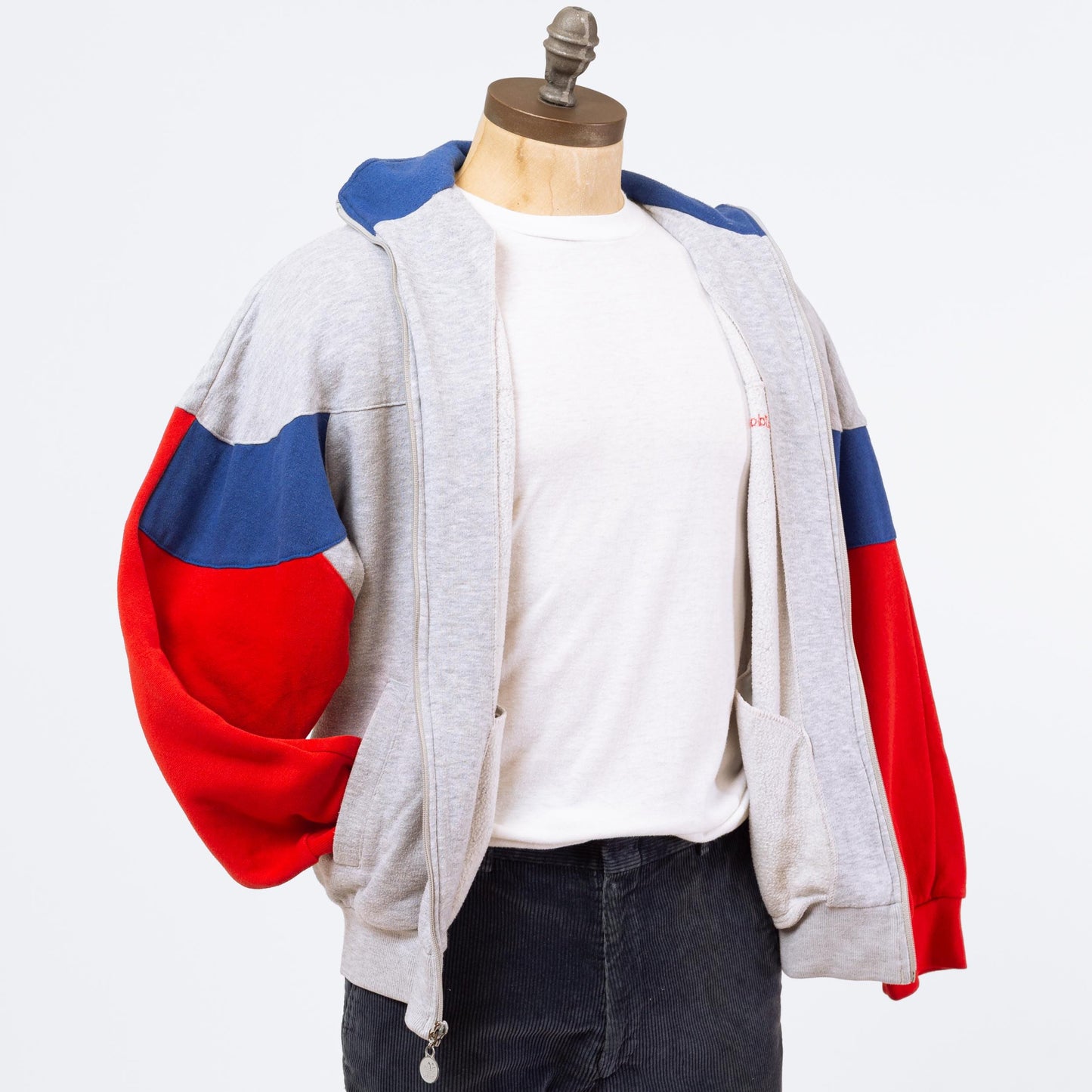 3 Vintage 80s Adidas Color Block Track Jacket - Large | 90s Streetwear Trefoil Logo Zip Up Sweatshirt