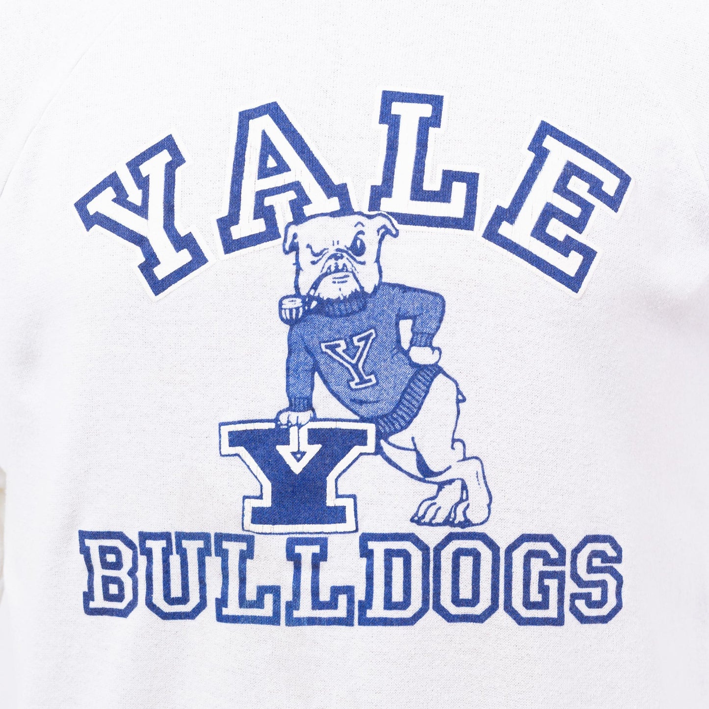 3 Vintage 90s Yale University Bulldogs Sweatshirt - Medium | Ivy League College Graphic Raglan Sleeve Crew Neck Pullover Sweater
