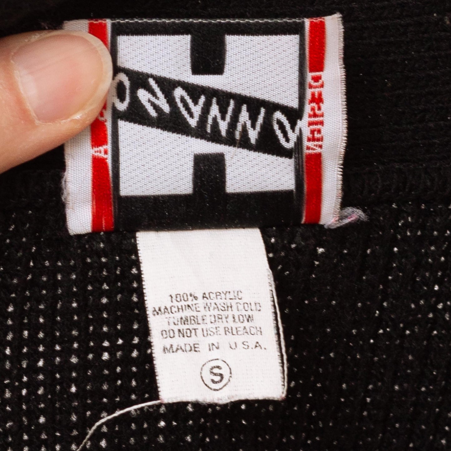 Vintage 80s Color Block Mondrian Cardigan - Small | Retro Oversize Geometric Knit Button Up Sweater