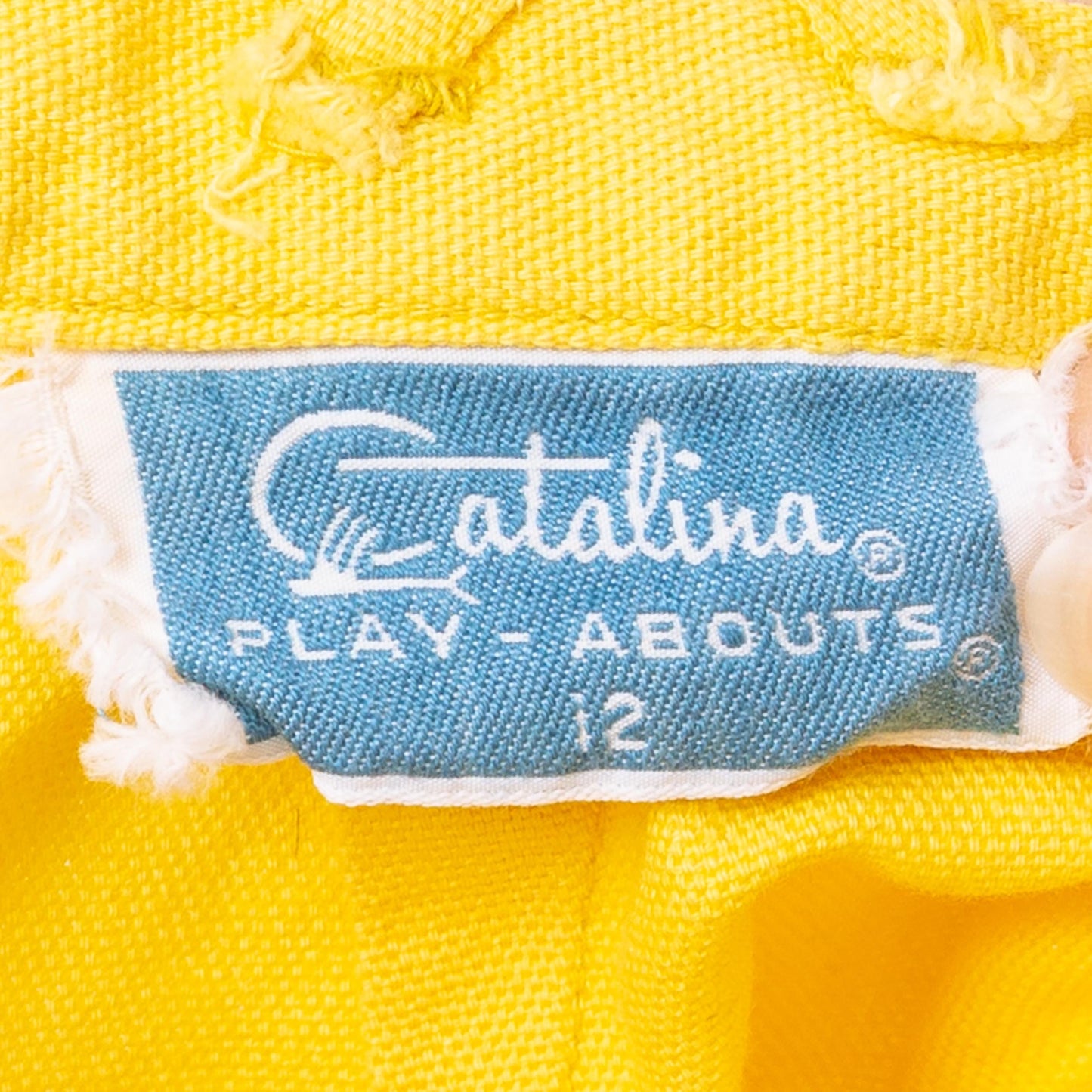 Vintage 50s 60s Catalina Yellow High Waisted Pinup Shorts - Extra Small, 23" Waist | Rockabilly Retro High Rise Beach Outfit Summer Shorts