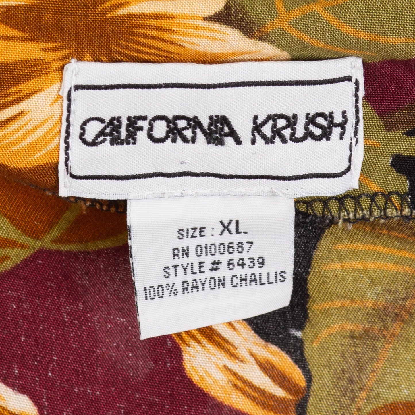 Vintage 80s Tropical Floral Beaded Keyhole Back Sundress - Large | Boho Sleeveless Summer Maxi Dress, Earth Tone Print Rayon Dress