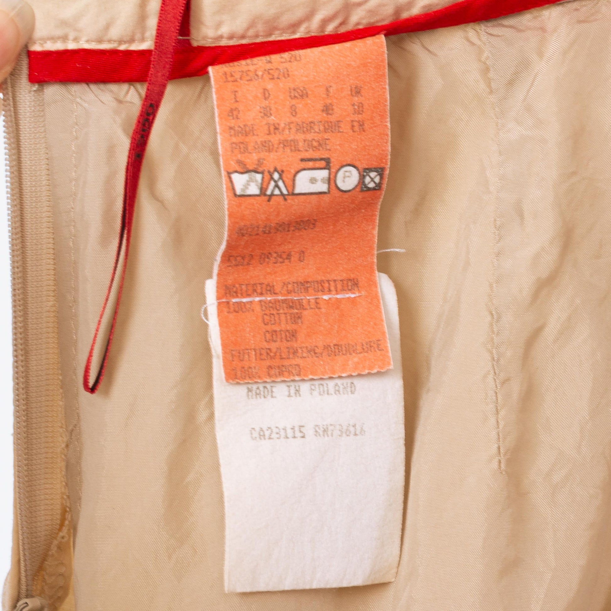 Vintage 90s Y2K Pleated Mini Parachute Skirt - Medium | Mid Rise Khaki Striped Trim Schoolgirl Miniskirt