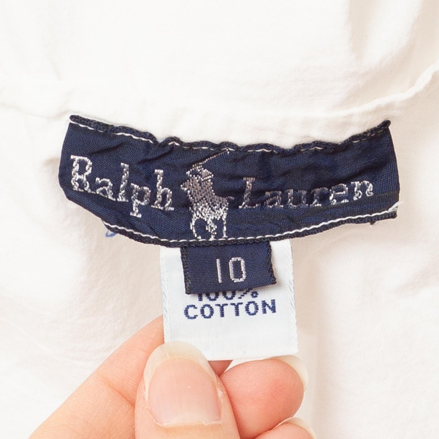 Vintage 80s Ralph Lauren Edwardian Style Corset Cover Top - Small | Boho White Eyelet Ribbon Trim Cinched Waist Cropped Blouse