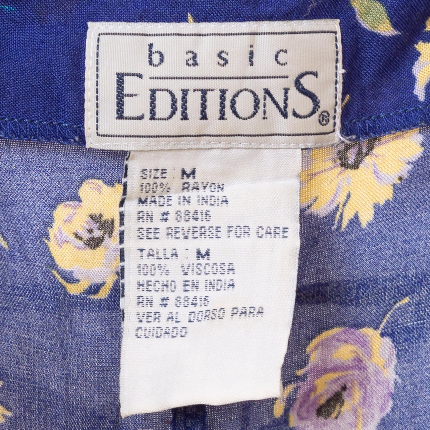 Vintage 90s Blue Floral Corset Back Romper - Medium | Boho Grunge Cinched Waist Sleeveless Button Up Playsuit