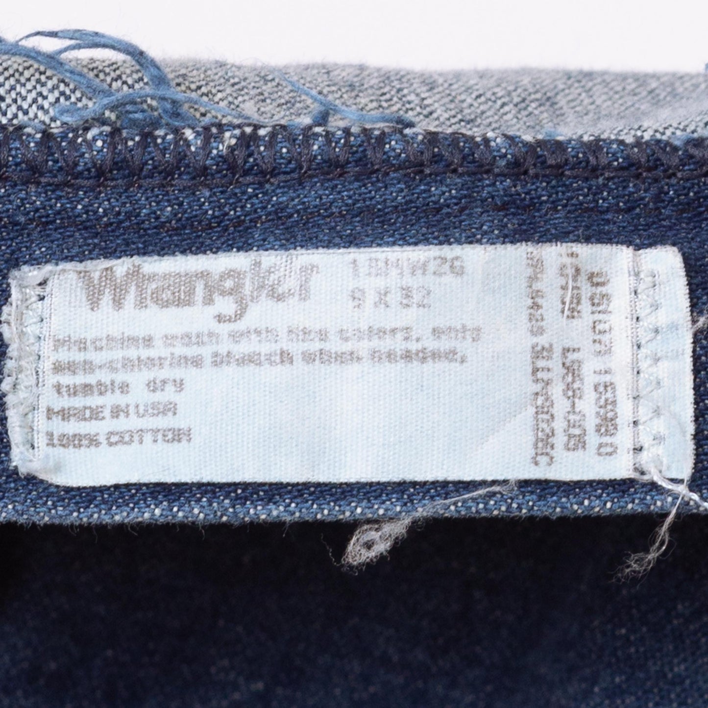 Vintage 90s Wrangler High Waisted Dark Wash Jeans - Small, 27" Waist | Vintage Denim Straight Leg Western Jeans