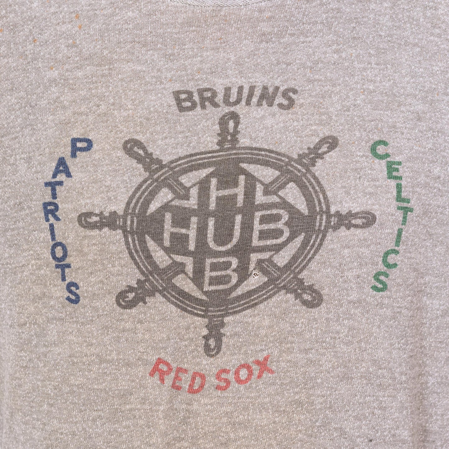 Vintage 60s Boston City Of Champions Sports Team Sweatshirt - Men's Small, Women's Medium | Red Sox Bruins Celtics Patriots Gray Crewneck