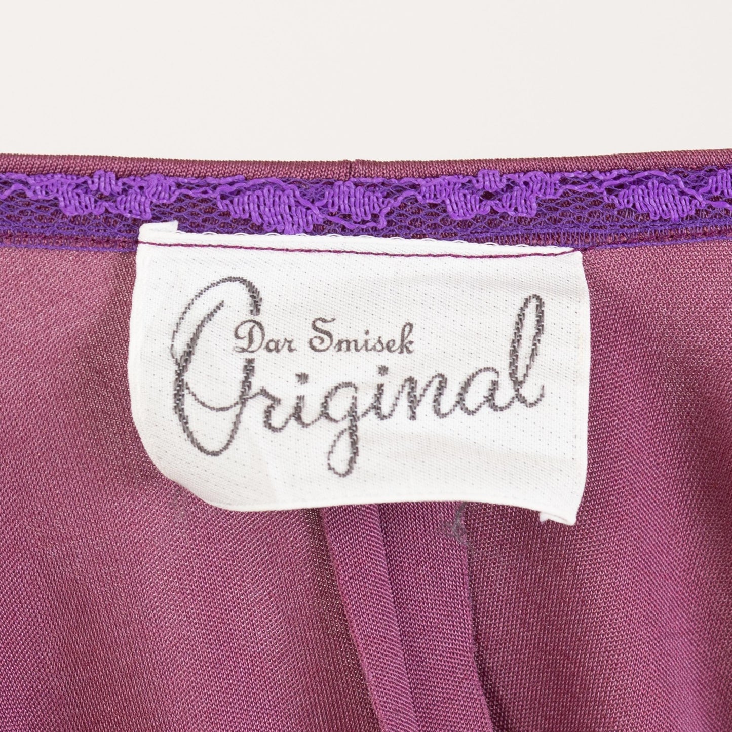 Vintage 70s Dusty Mauve Ruched Cap Sleeve Blouse - Medium | Boho Purple Draped V Neck Fitted Waist Top