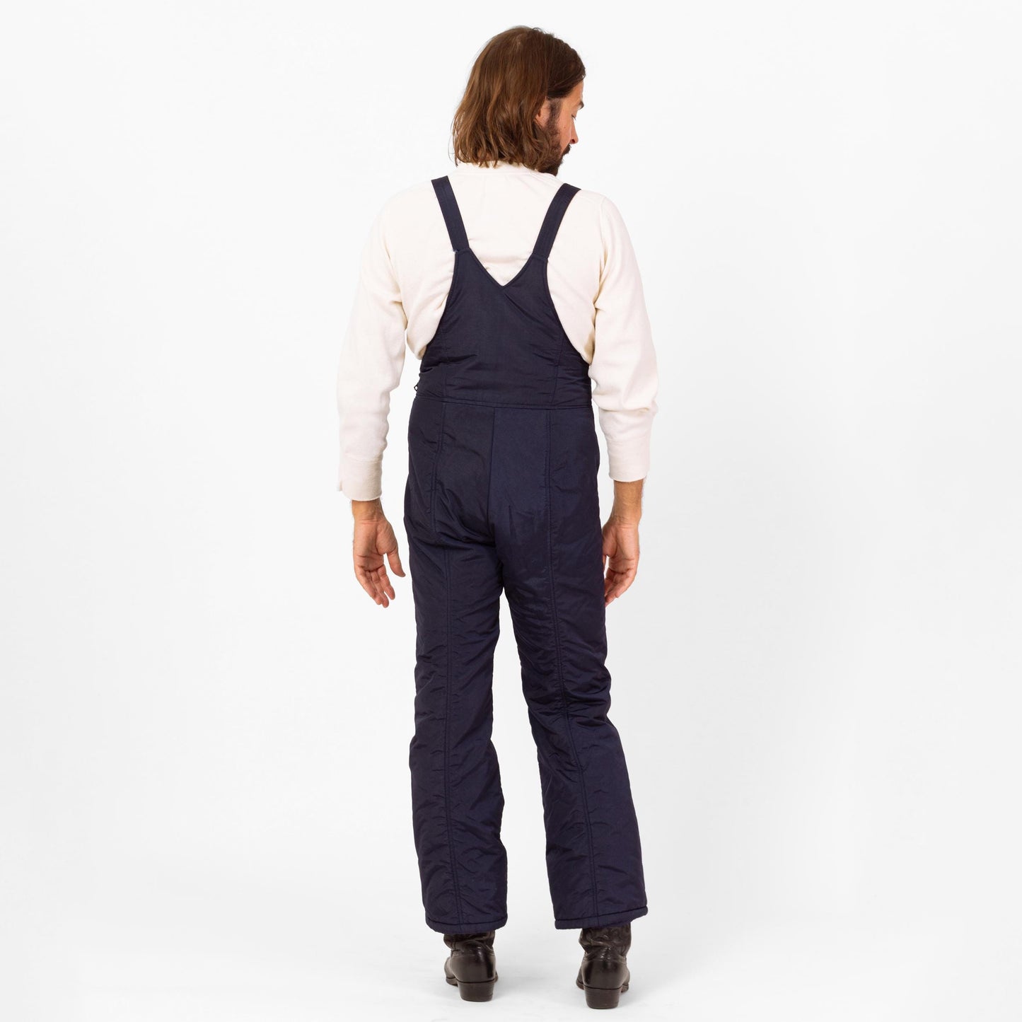 Vintage 80s Head Navy Blue Ski Overalls - Medium, Size 34 | Bib Ski Pants Winter Insulated Snow Suit