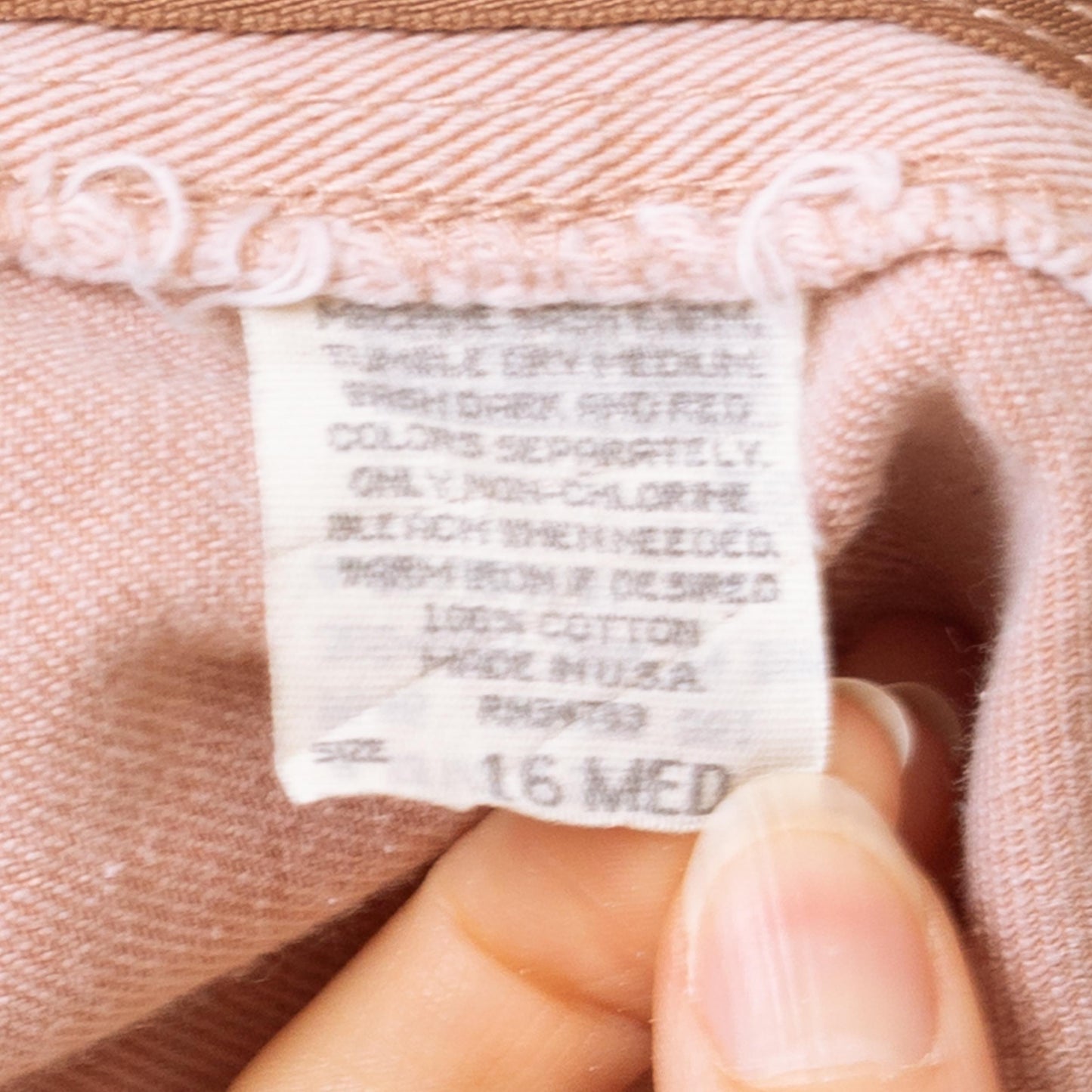 Vintage 90s Lee Pastel Pink High Waisted Jeans - Large, 32" Waist | Made In USA Denim Tapered Leg Mom Jeans
