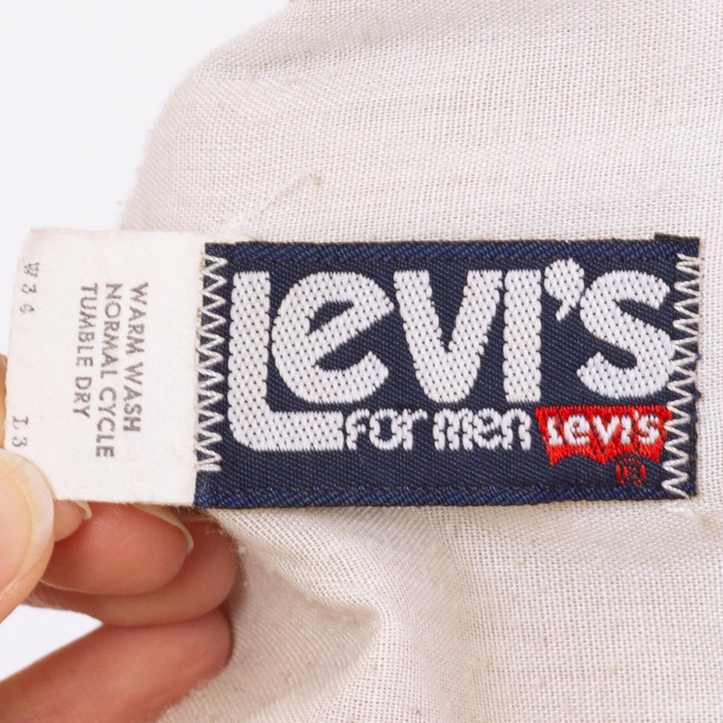 Vintage 70s Levi's Tan Bootcut Pants - 34x31 | Retro Khaki Cargo Pocket Trousers