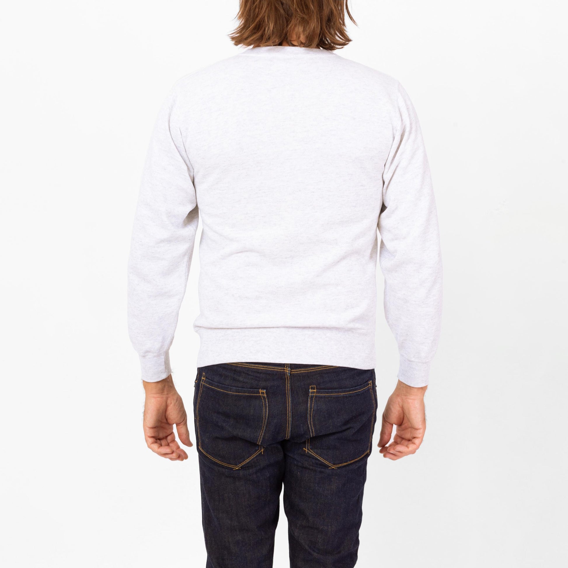 Vintage 90s University Of Michigan Wolverines Sweatshirt - Small | Champion Heather Grey Collegiate Pullover Crew Neck