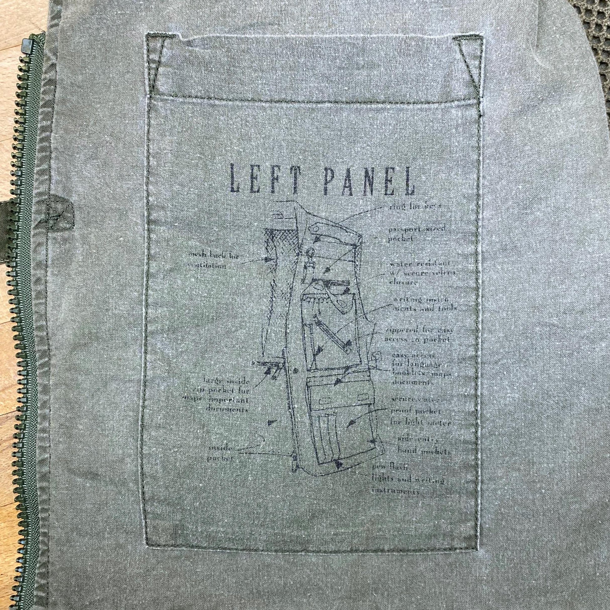 Vintage 80s Banana Republic Army Green Safari Vest - Men's Large, Women's XL | Sleeveless Hiking Outdoor Gear Cargo Field Jacket