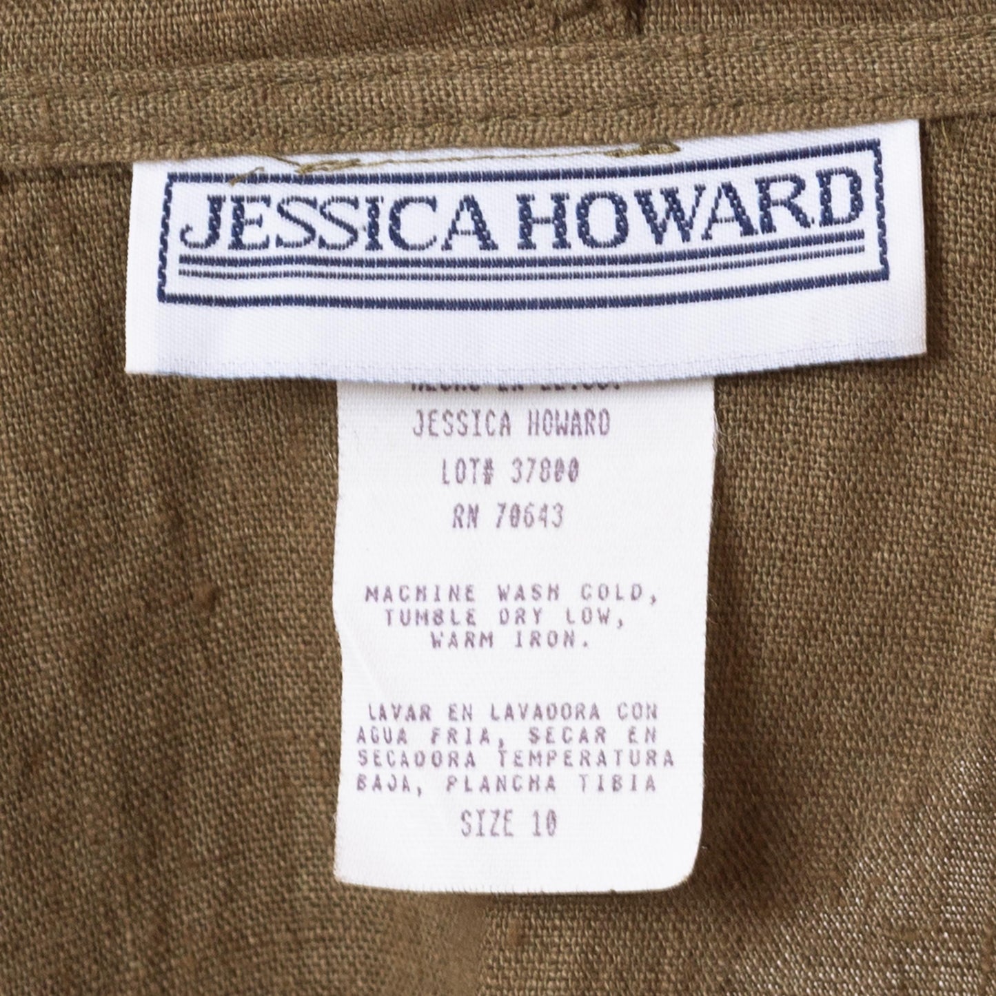 Vintage 90s Olive Green Hooded Linen Mini Dress - Medium | Grunge Drawstring Waist Sleeveless Minimalist Zip Up Safari Dress