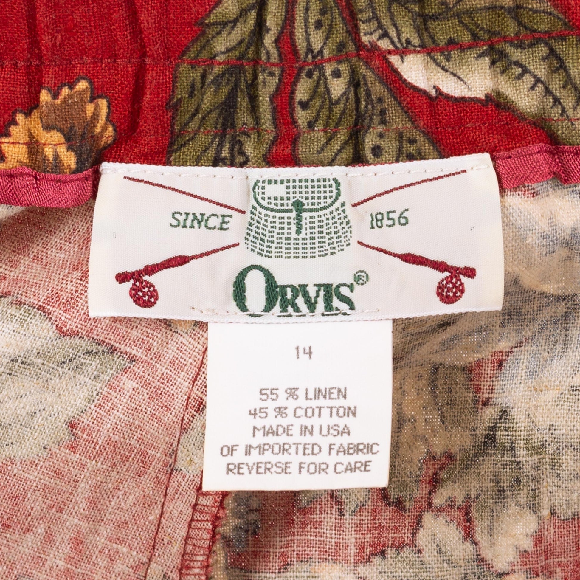 Vintage 90s Red Floral Button Front Maxi Skirt - Large, 32"-35" Waist | High Waisted Pleated Boho Long Linen Cotton Skirt