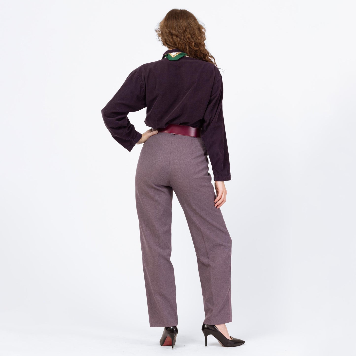 Vintage 70s Levis Lilac Purple High Waisted Trousers - Medium, 28" Waist