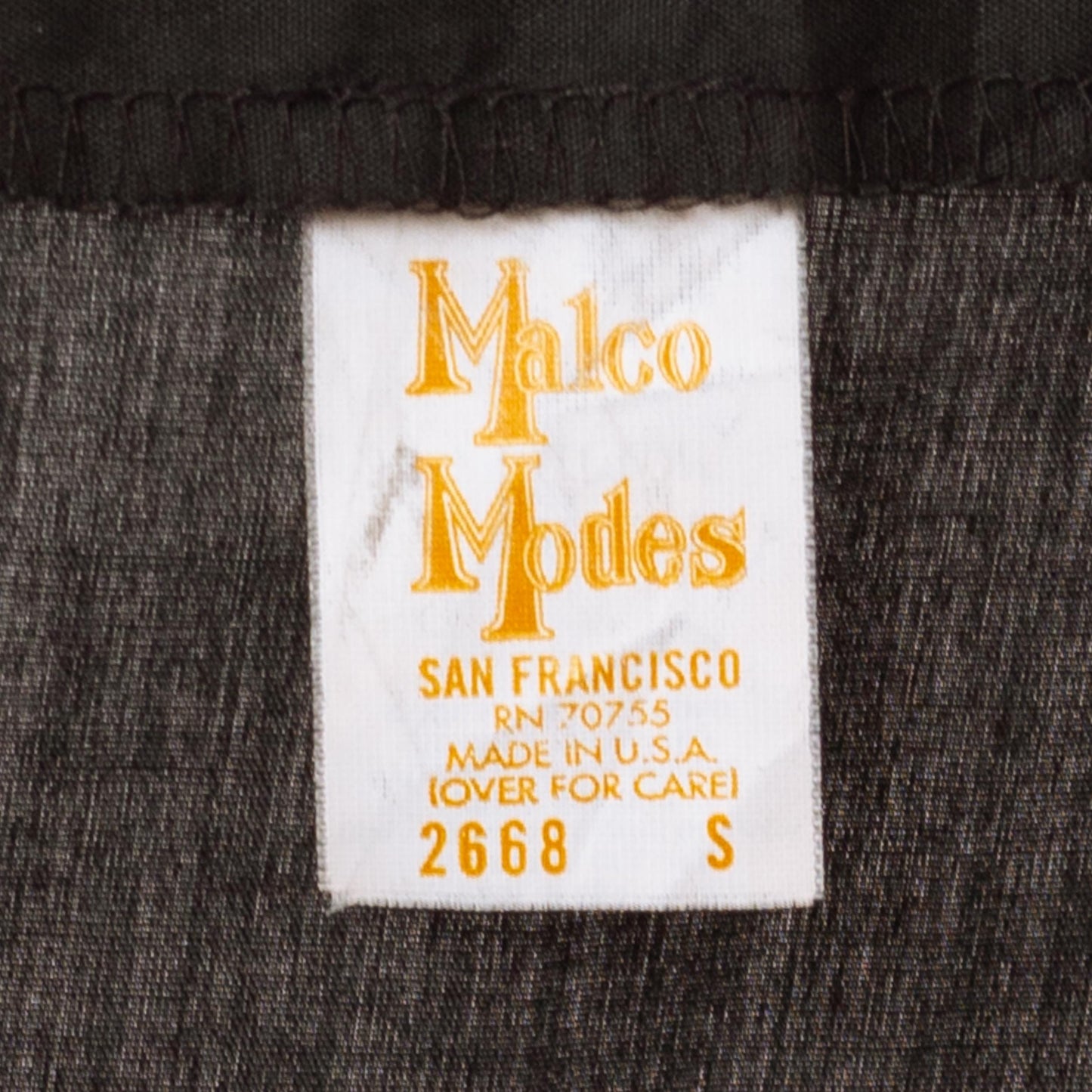 Vintage 70s Black Puff Sleeve Button Up Blouse - Small