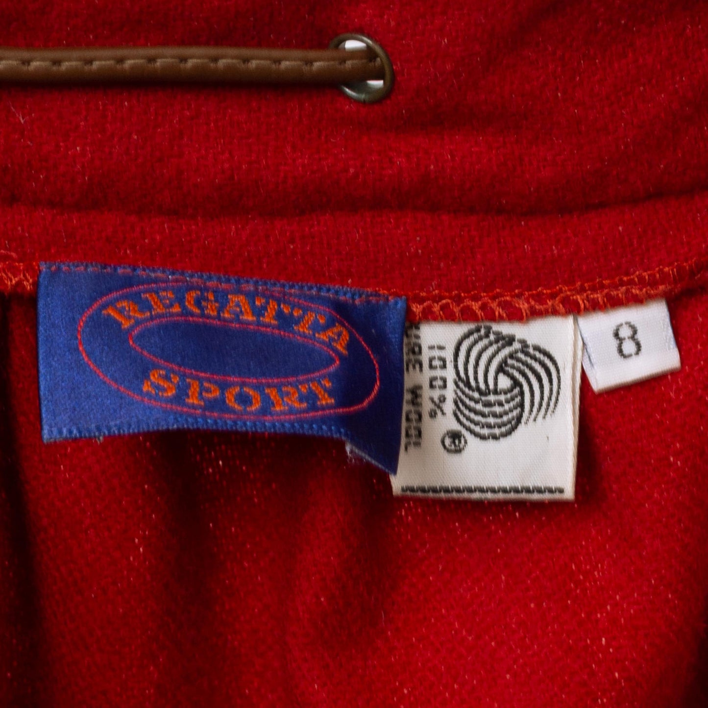 Vintage 80s Rust Red Wool Western Midi Skirt - Small, 26" Waist | High Waisted Leather Belt Pocket Skirt
