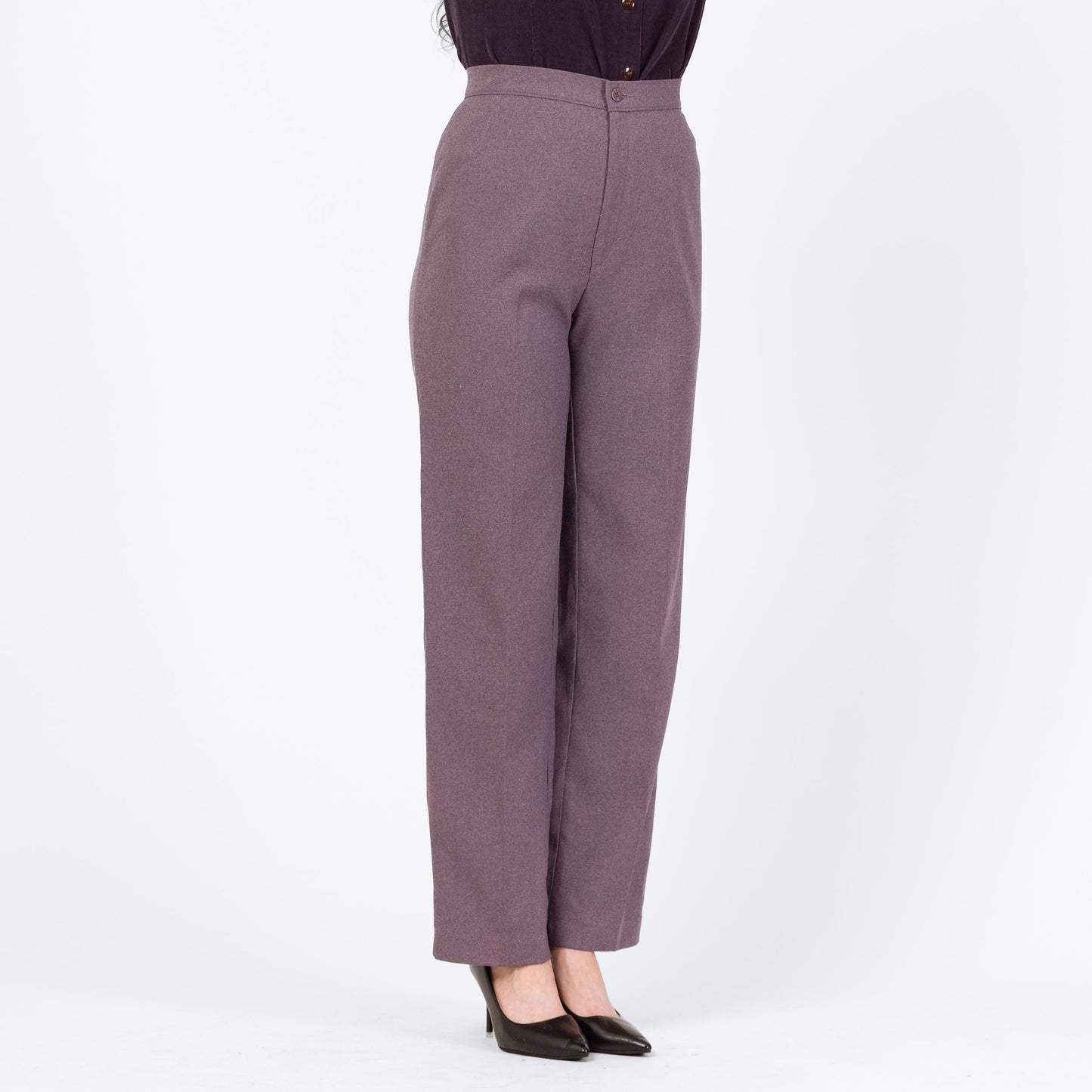 Vintage 70s Levis Lilac Purple High Waisted Trousers - Medium, 28" Waist