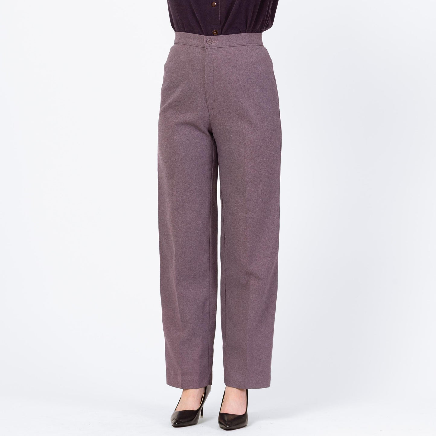 Vintage 70s Levis Lilac Purple High Waisted Trousers - Medium, 28" Waist