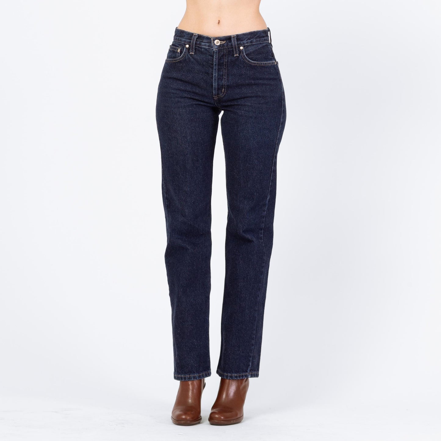 Vintage 90s Dark Wash Mid Rise Jeans - Extra Small