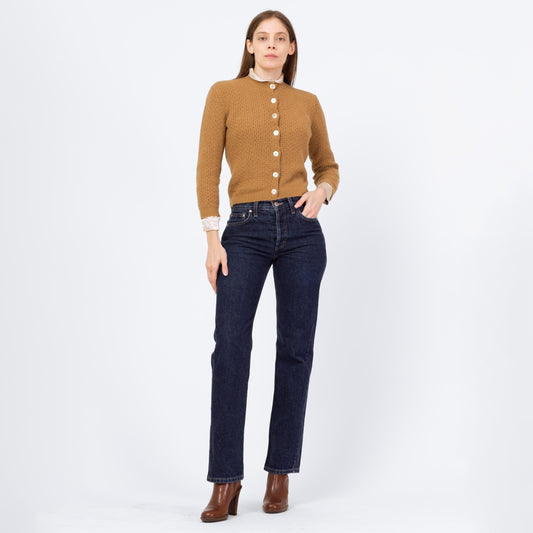 Vintage 90s Dark Wash Mid Rise Jeans - Extra Small