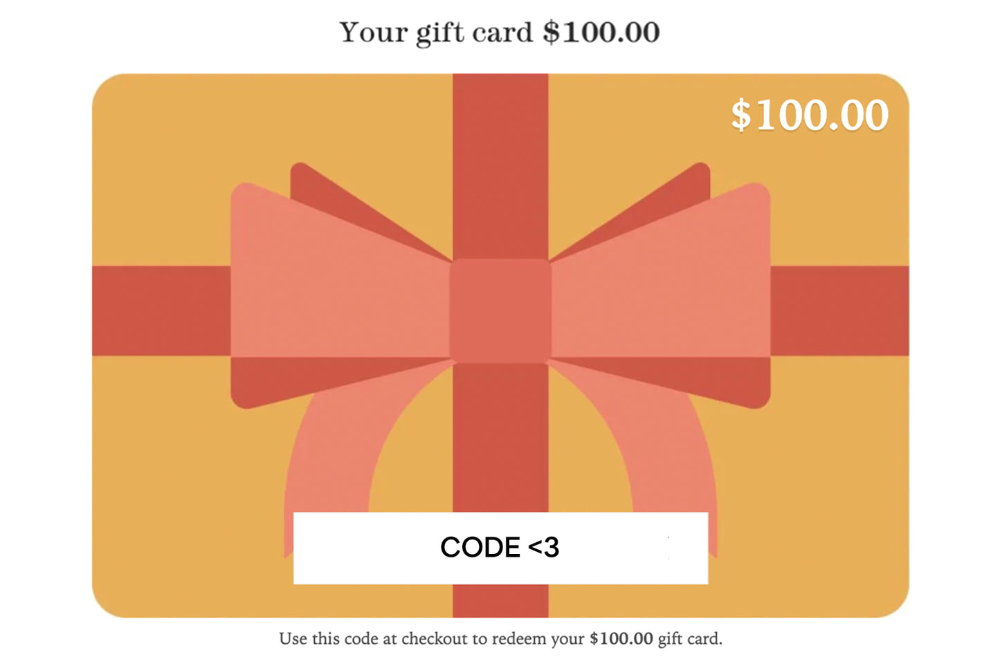 Digital Gift Card