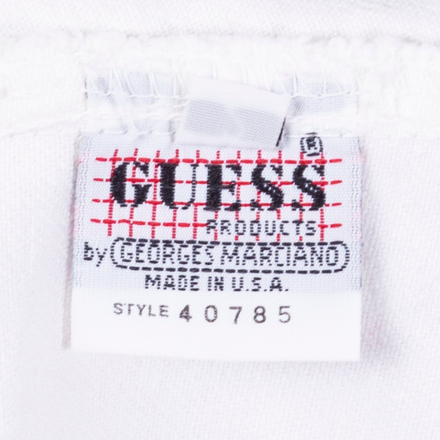 90s Guess White Denim Overall Shorts - Extra Small