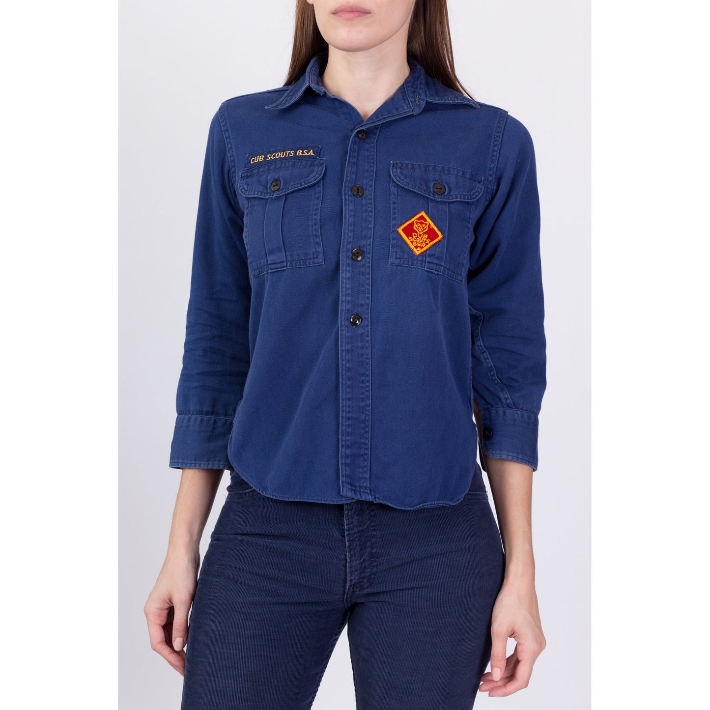 Vintage 1950s BSA Cub Scouts Uniform Shirt - XXS
