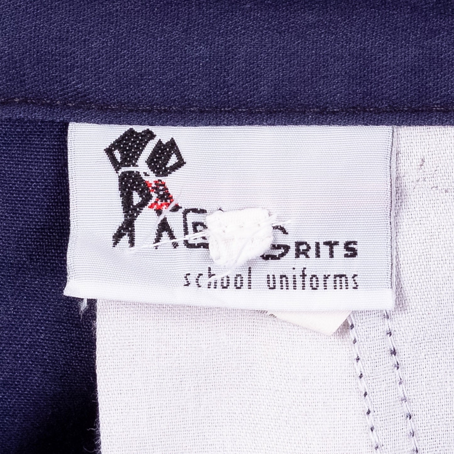 80s Navy Blue Pleated Shorts - Petite XS, 22"-24"
