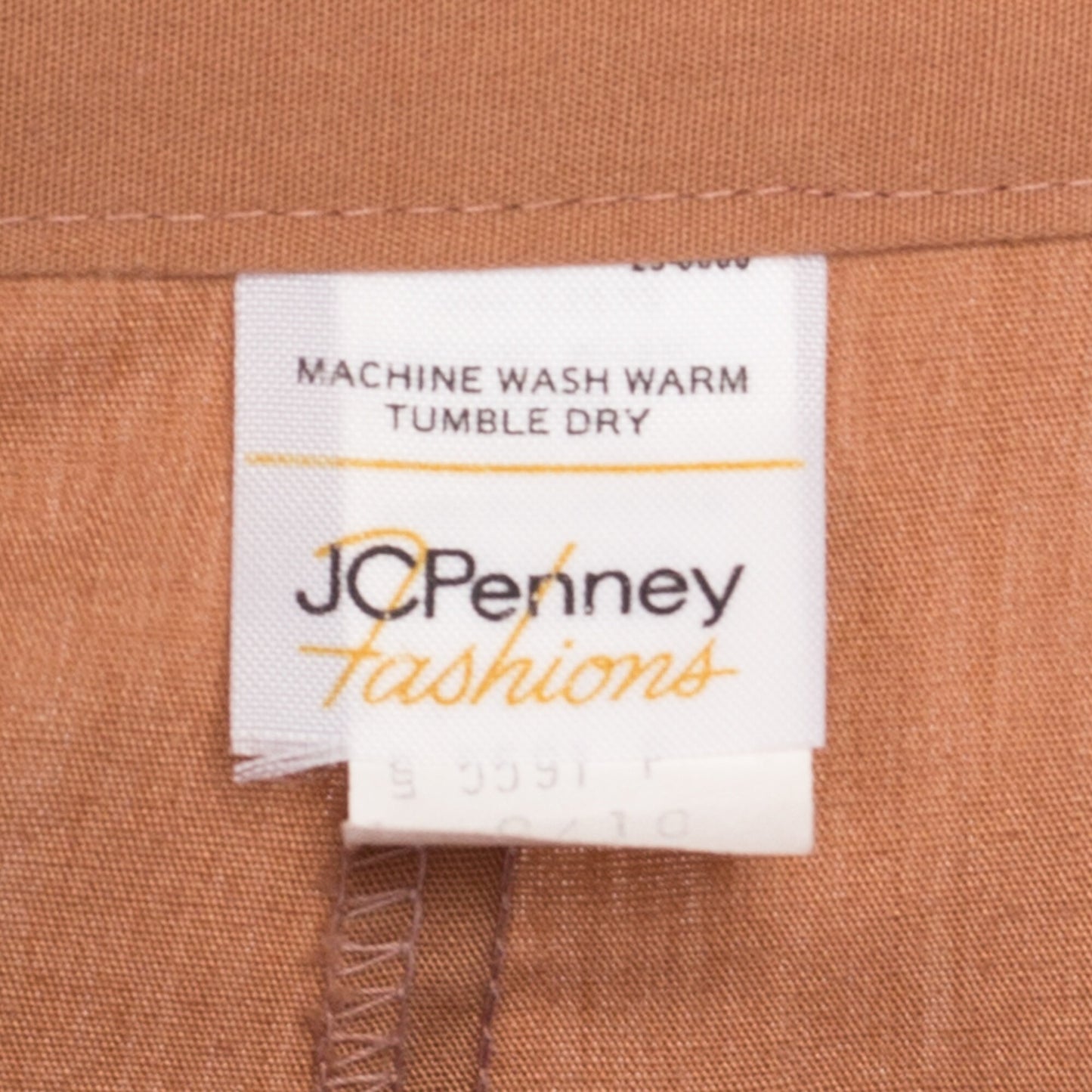 70s Cinnamon Brown High Waisted Pants - Small, 26" | Vintage Straight Leg Retro Plain Trousers