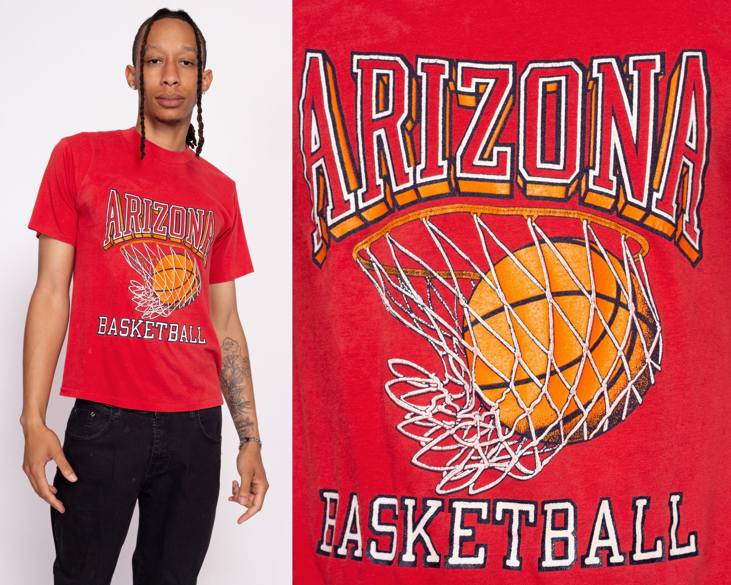 80s Arizona State Basketball T Shirt - Men\'s Medium – Flying Apple Vintage | Shirt-Sets