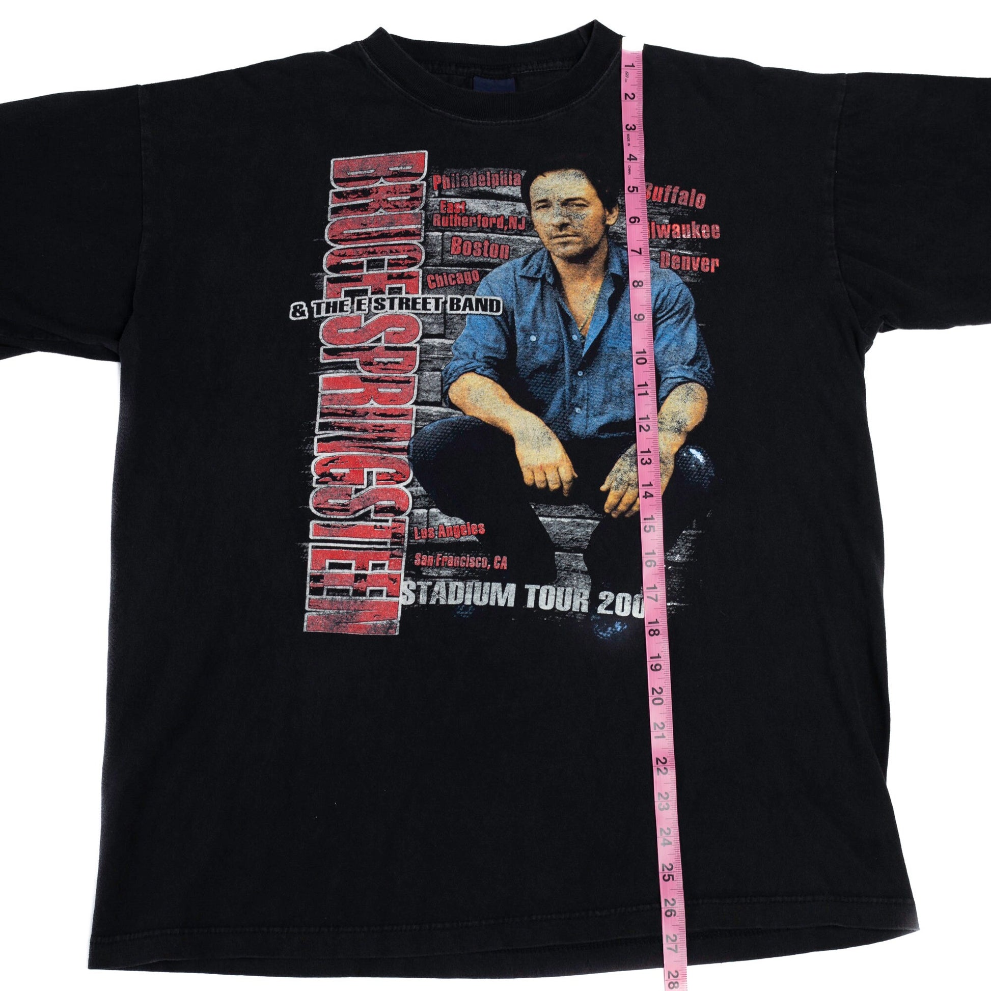 Vintage Bruce Springsteen & The E Street Band T Shirt - Men's Large, Women's XL | 2003 Stadium Tour Music Band Tee