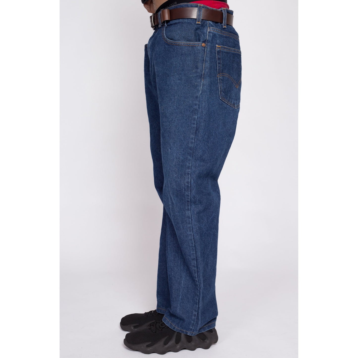 90s Levi's 505 Dark Wash Jeans - 38x30 | Vintage Regular Fit Straight Leg Denim Dad Jeans