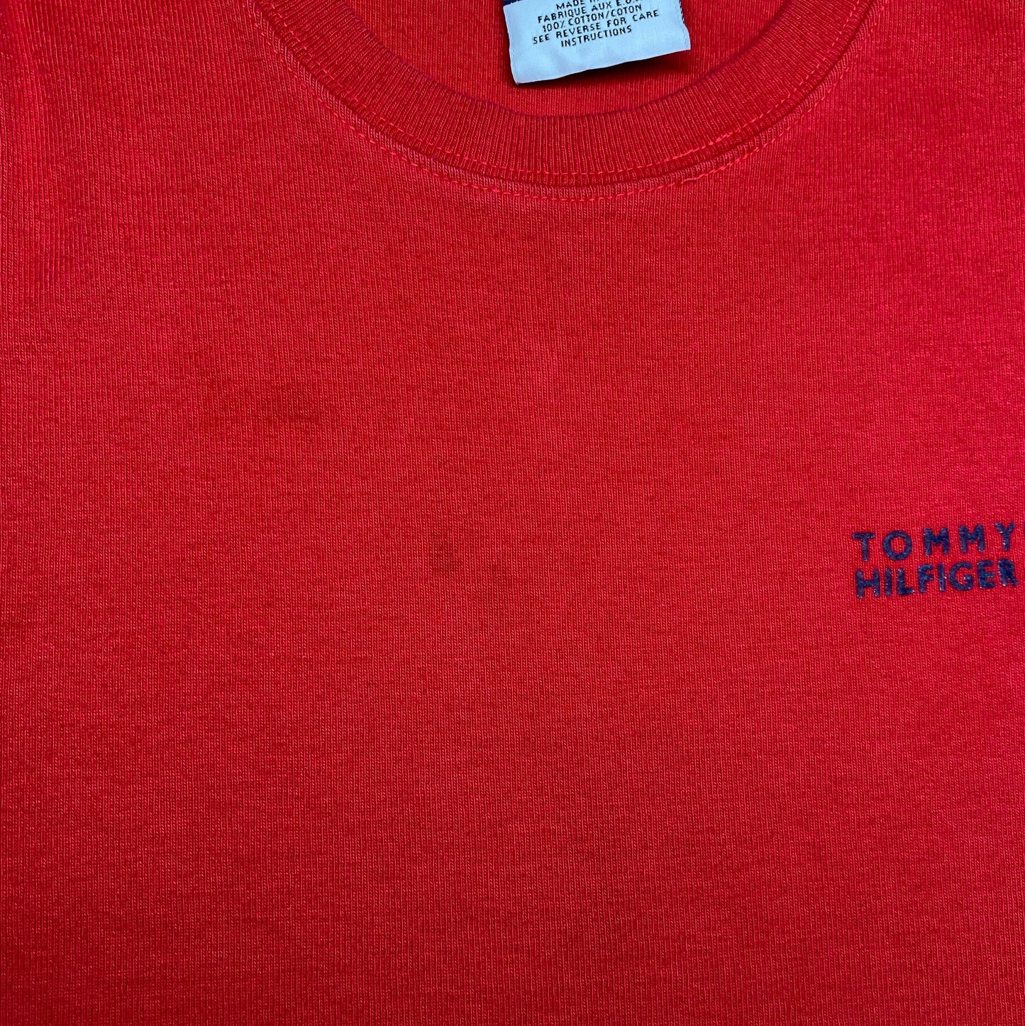 Medium 90s Tommy Hilfiger Red Mini Dress | Vintage Sporty Sleeveless Stretchy Tank Dress