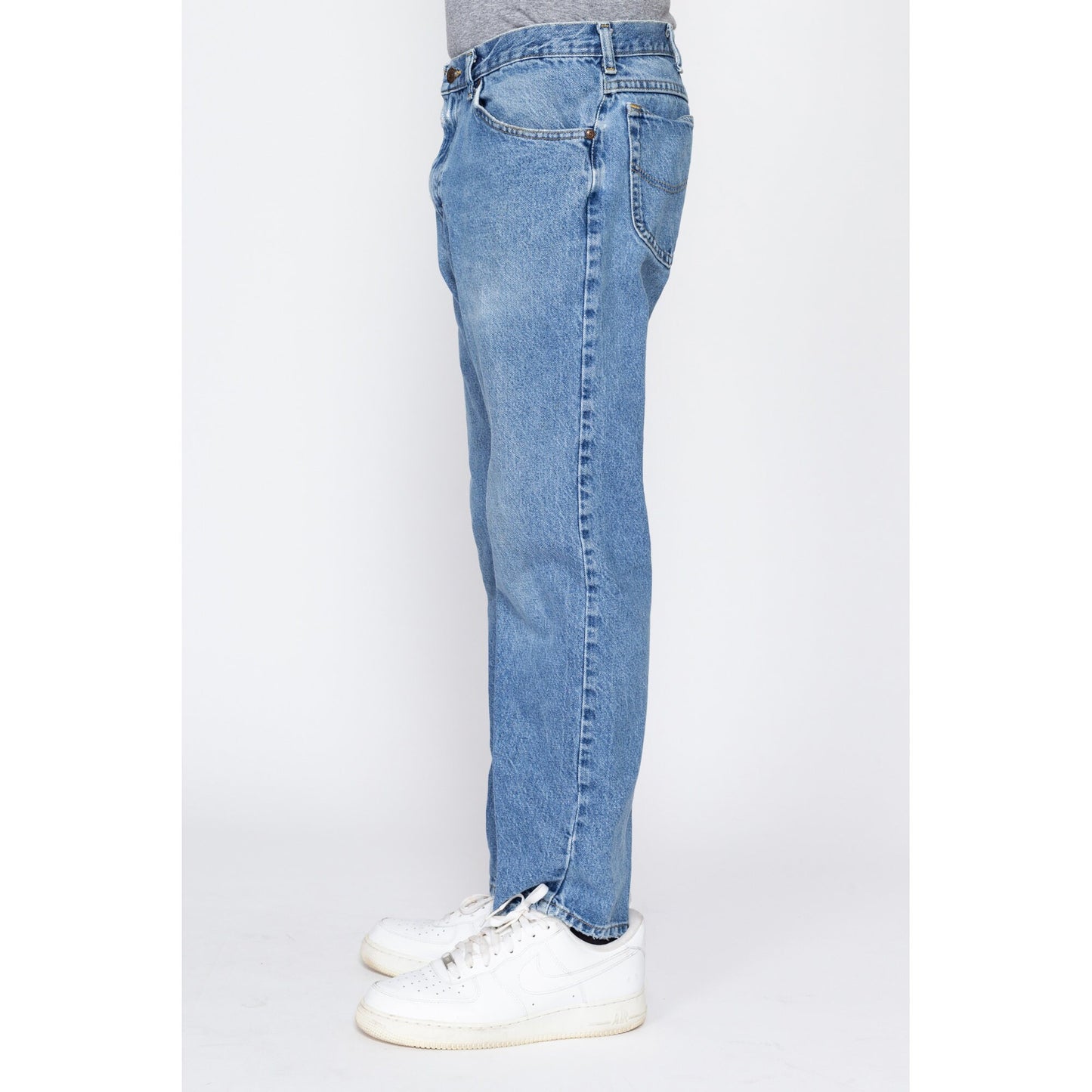 32x29 Vintage 90s Lee Jeans | Men's Medium Wash Denim Straight Leg Jeans