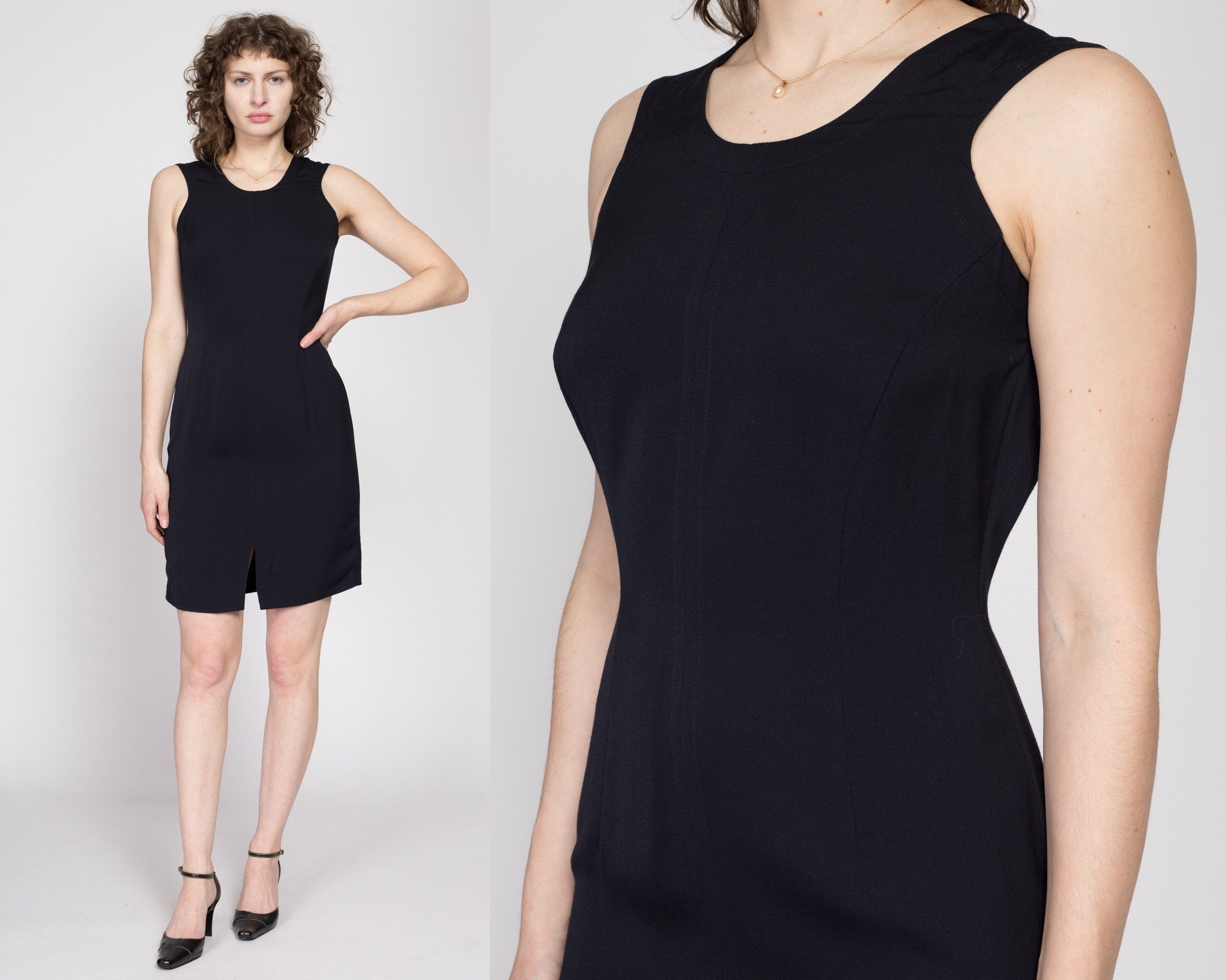 90s Giorgio Armani Black Mini Cocktail Dress - Medium 90s Giorgio Armani Black Mini Cocktail Dress - Medium