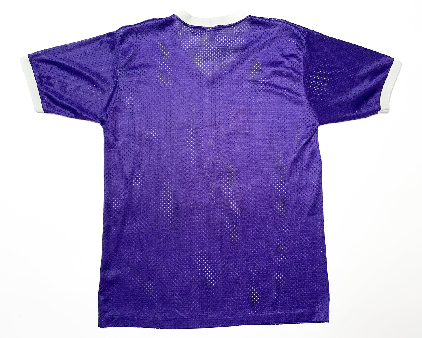Medium 90s Minnesota Vikings NFL Jersey Shirt | Vintage Purple Mesh Football Athletic V Neck Ringer Tee