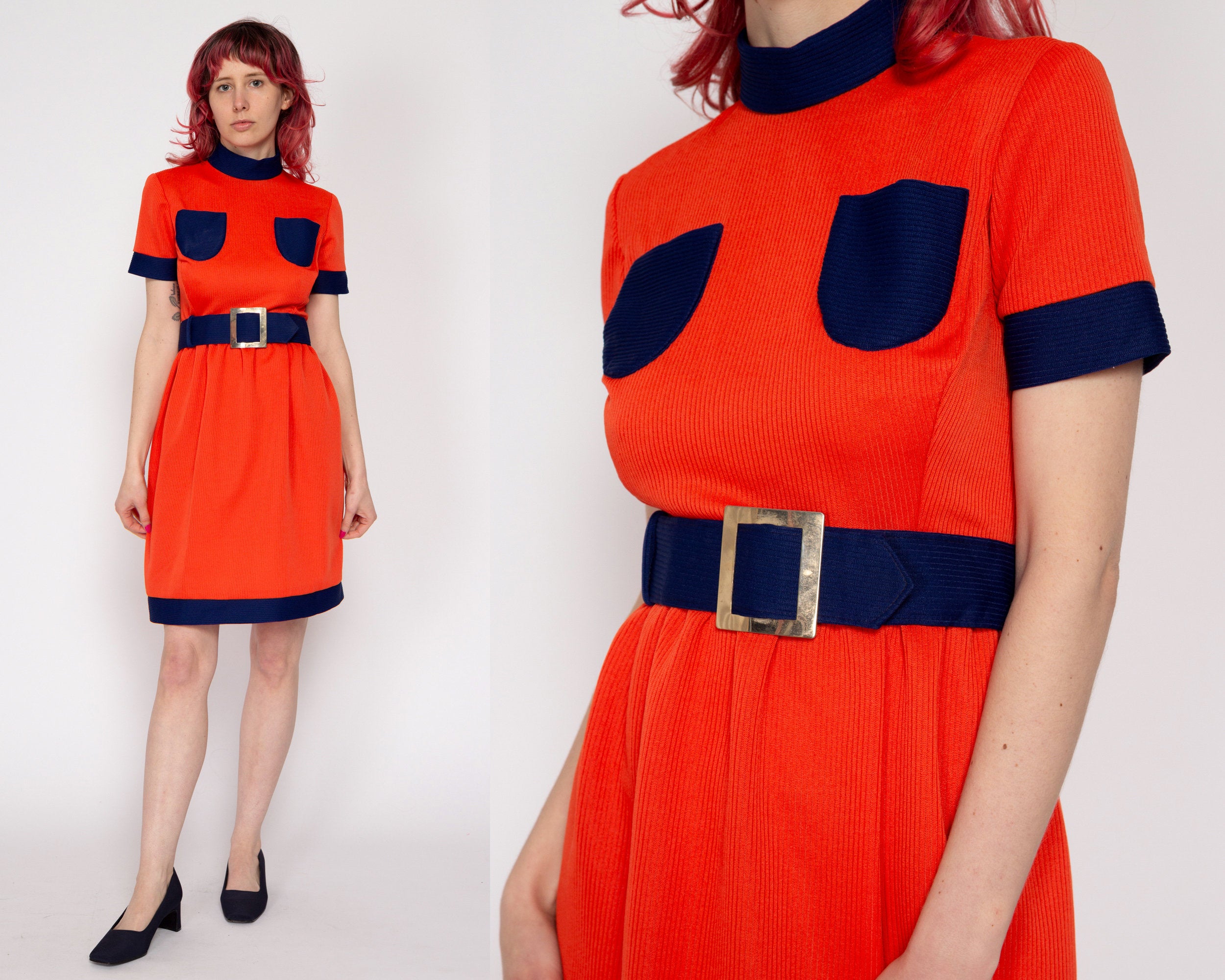 Dress Styles Casual Retro Dresses 1960s 60s Mod Space Age Color Block Belted Mini Dress Extra Small Dress Styles Casual Retro Dresses 1960s 60s Mod Space Age Color Block Belted Mini Dress Extra Small