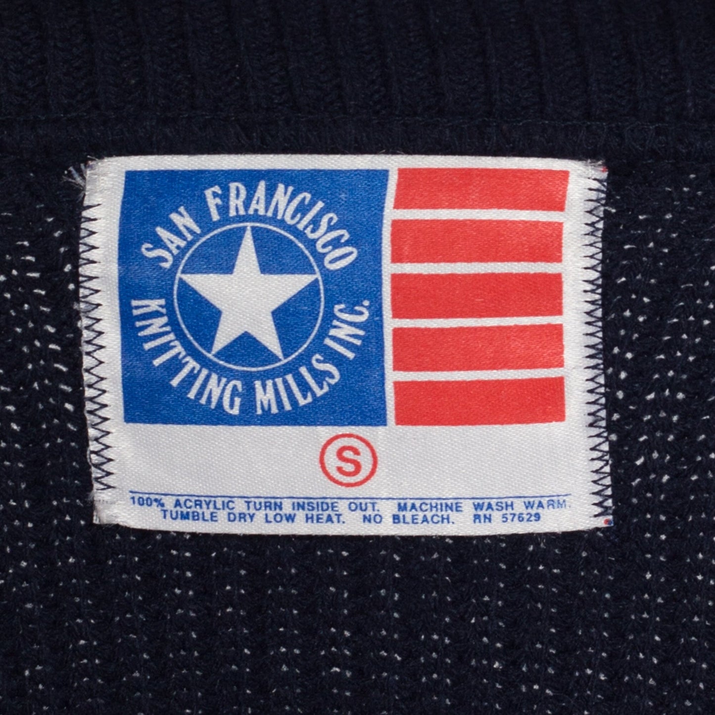 Small 70s 80s US Postal Service Zip Up Cardigan | Vintage USPS Mail Patch Navy Blue Knit Uniform Sweater