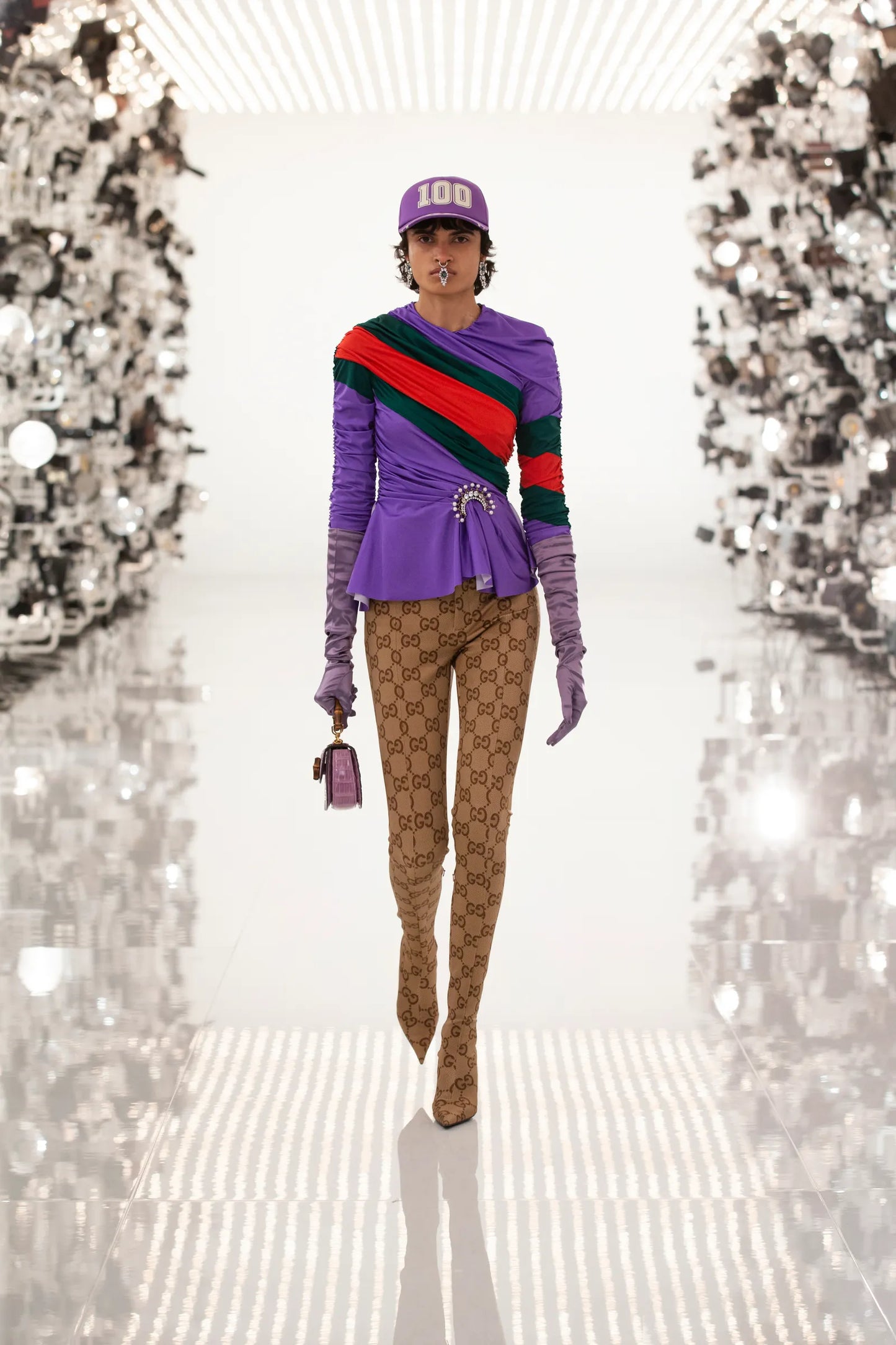 Gucci x Balenciaga Monogram Knife Boots - Size 36